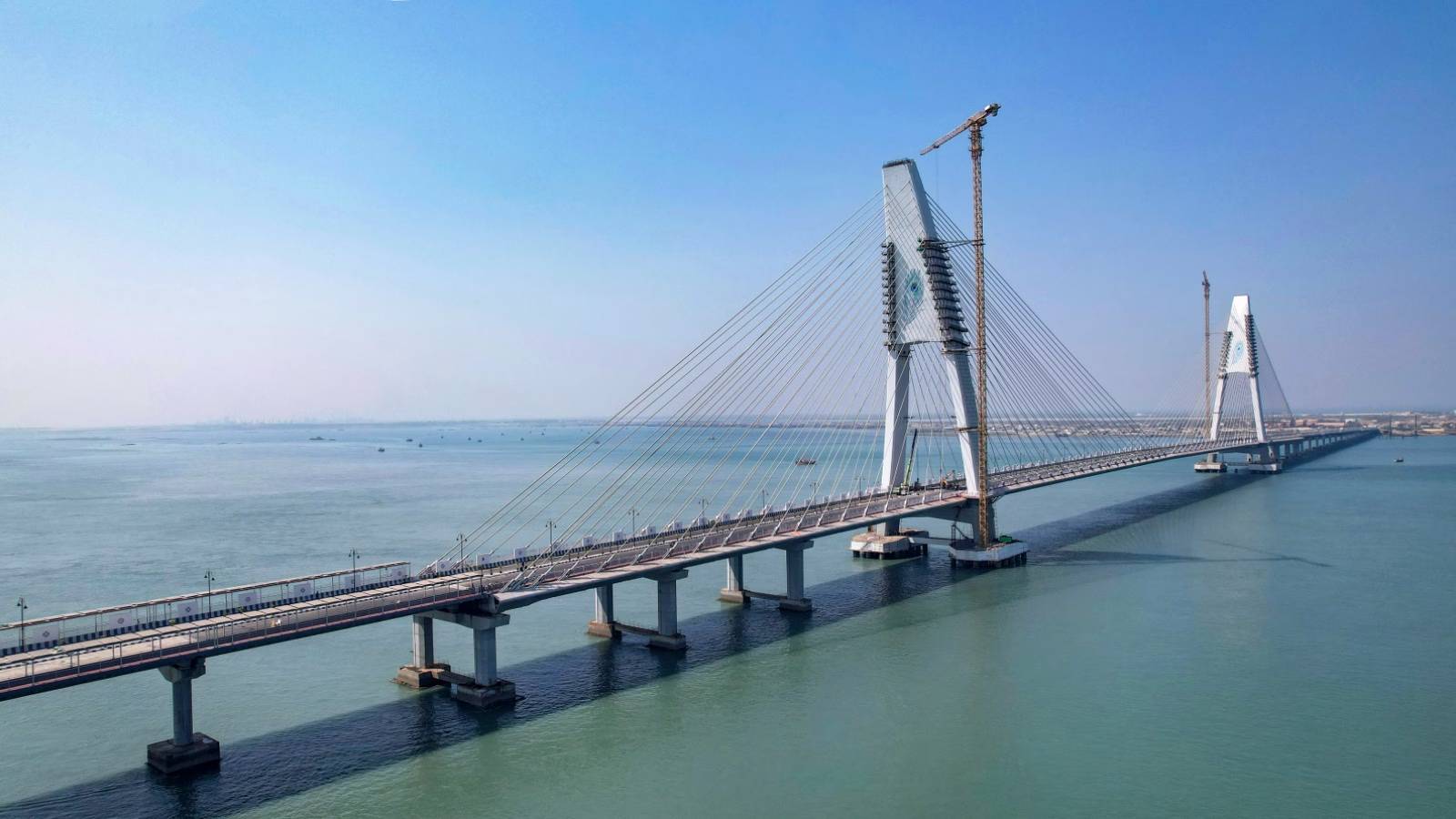Krishna river hybrid mega bridge project