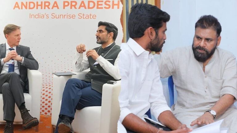 Lokesh and Pawan Kalyan leadership debate