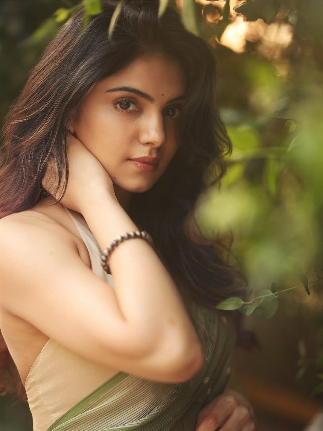 Edgy Misha Narang In A Shimmering Gold Blouse!!