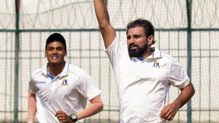 Mohammed Shami Ranji Trophy bowling spell