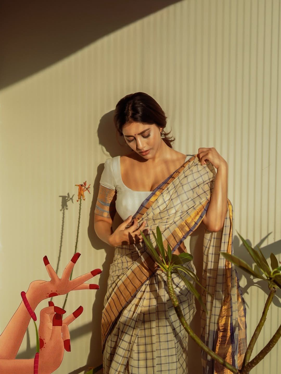 Nabha Natesh Redefining Modern Ethnic Elegance !!