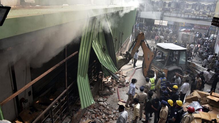 Nampally fire tragedy at furniture shop