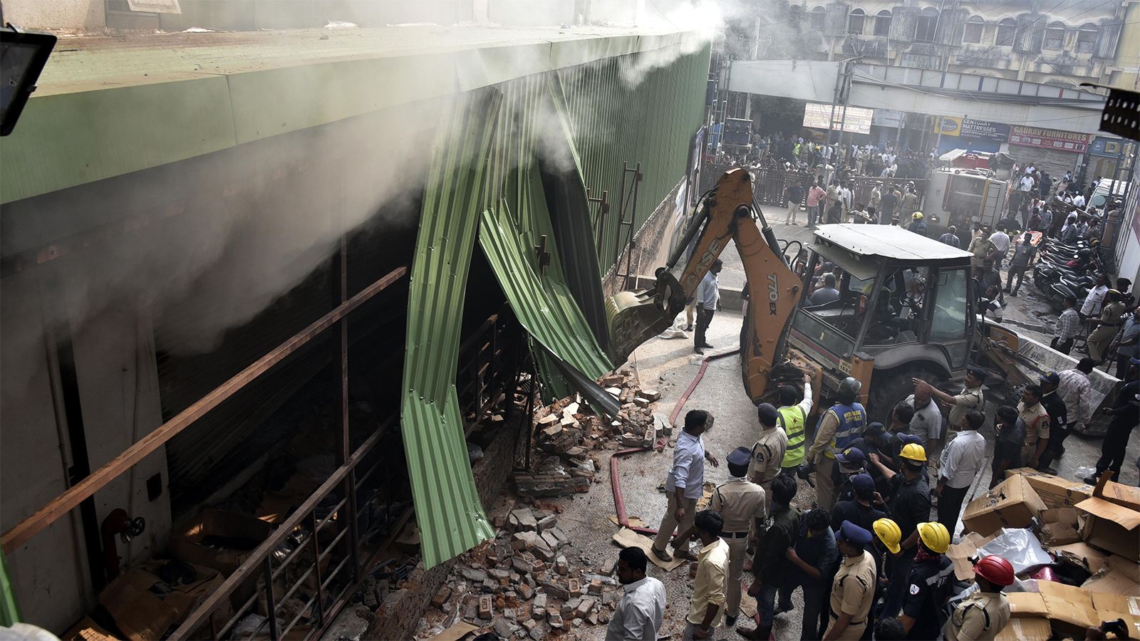Nampally fire tragedy at furniture shop