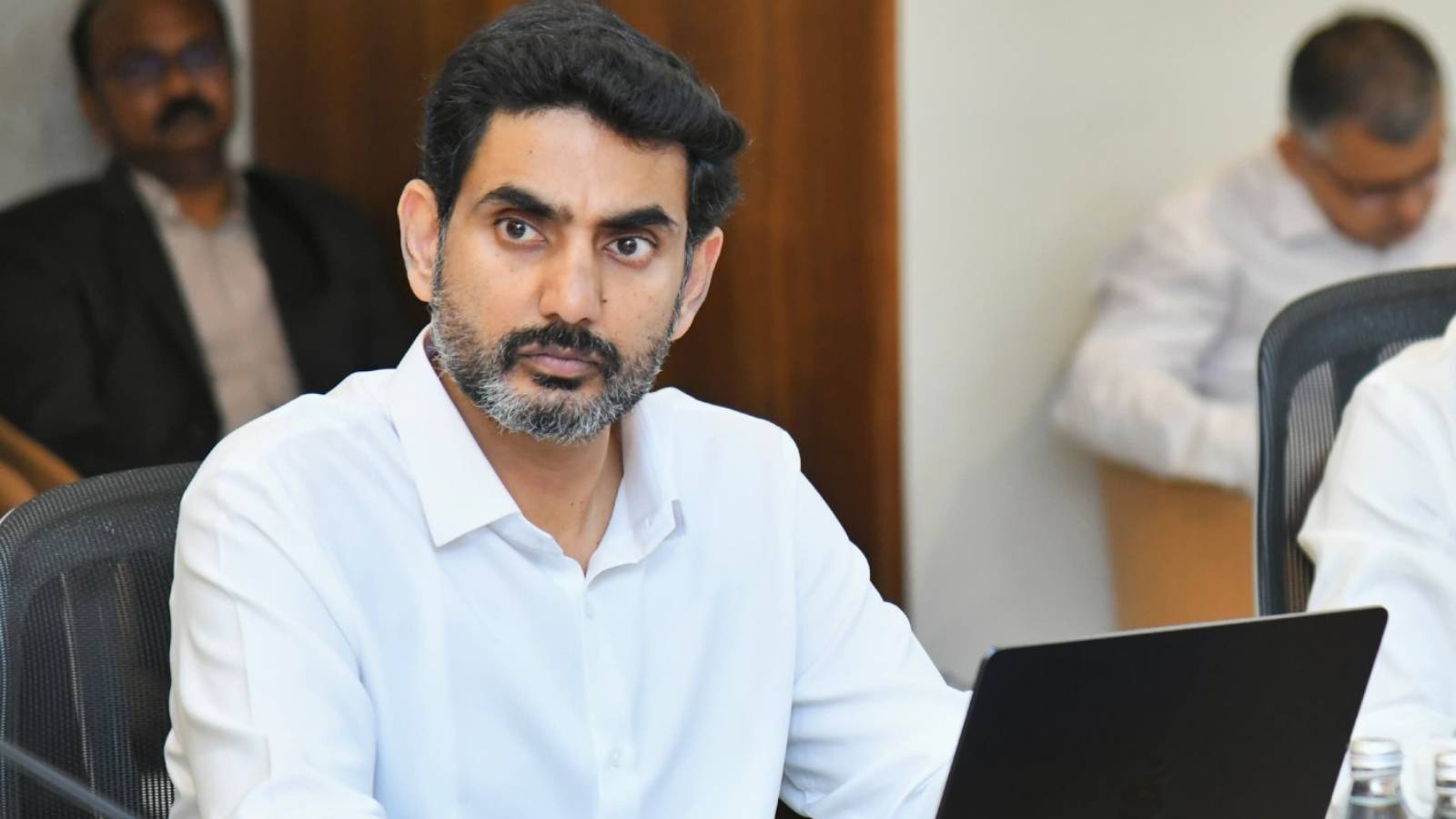 Nara Lokesh addressing TDP ministers