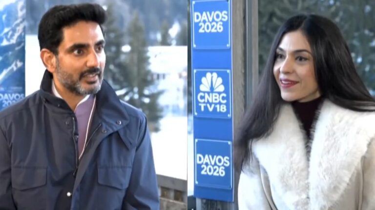 Nara Lokesh at Davos investment meet