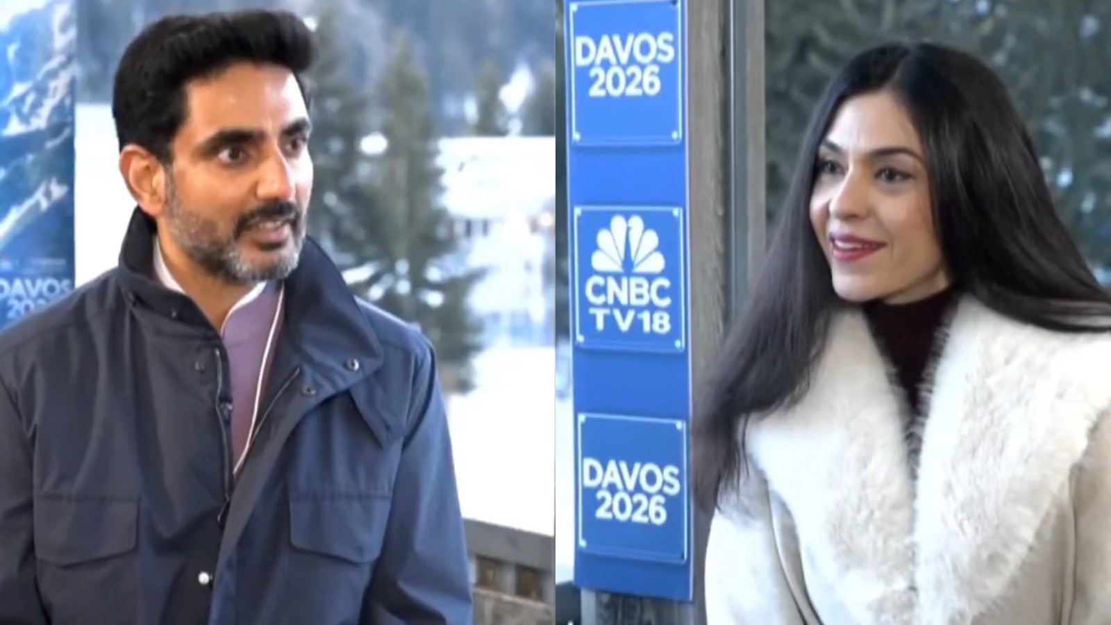 Nara Lokesh at Davos investment meet