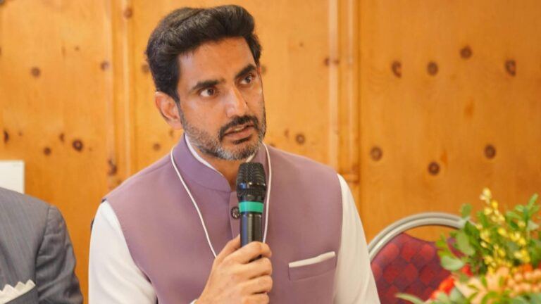 Nara Lokesh at Davos Switzerland