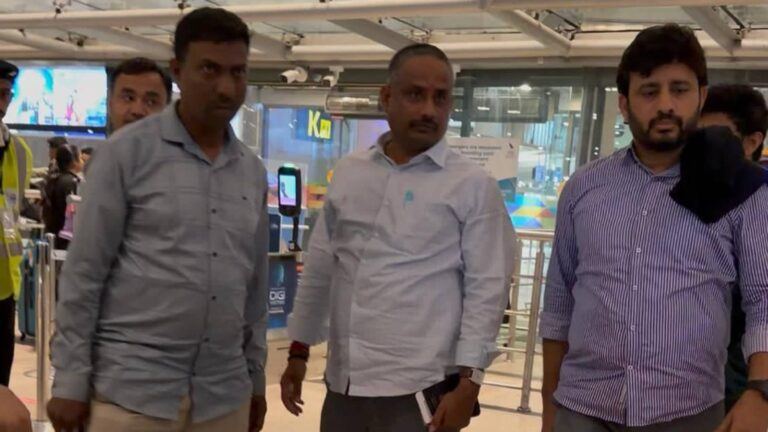 NTV journalists arrested Hyderabad airport