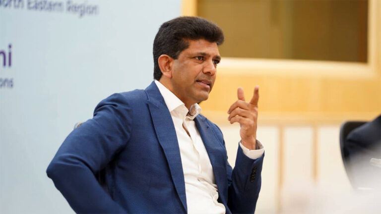 Pemmasani Chandrasekhar addresses media in Guntur