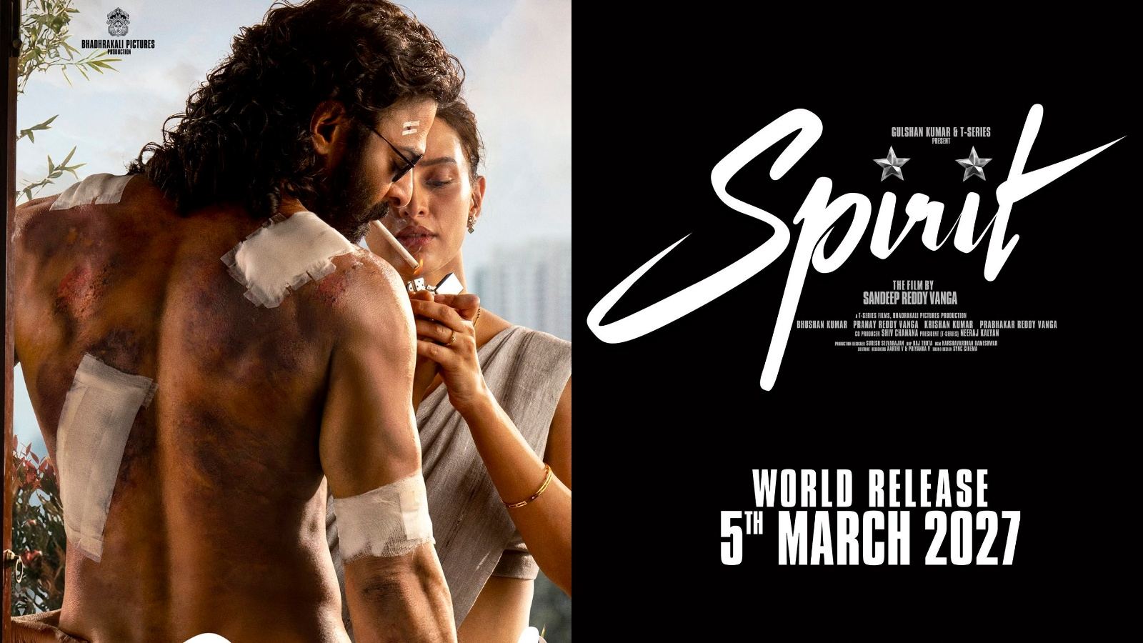 Prabhas Spirit release date announcement