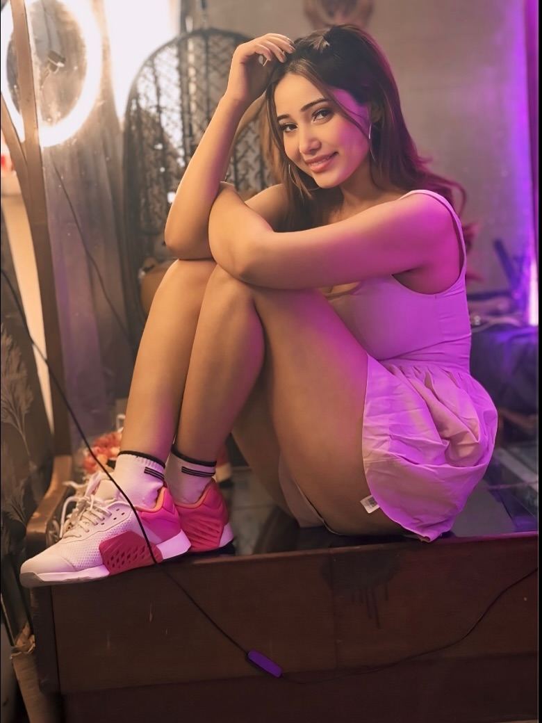 Priya Mishraa Edgy Lavender Mini Dress Glow View