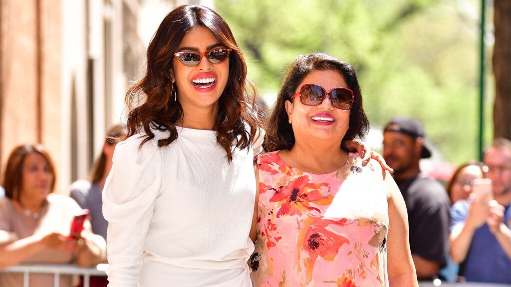 Priyanka Chopra with mother Madhu Chopra