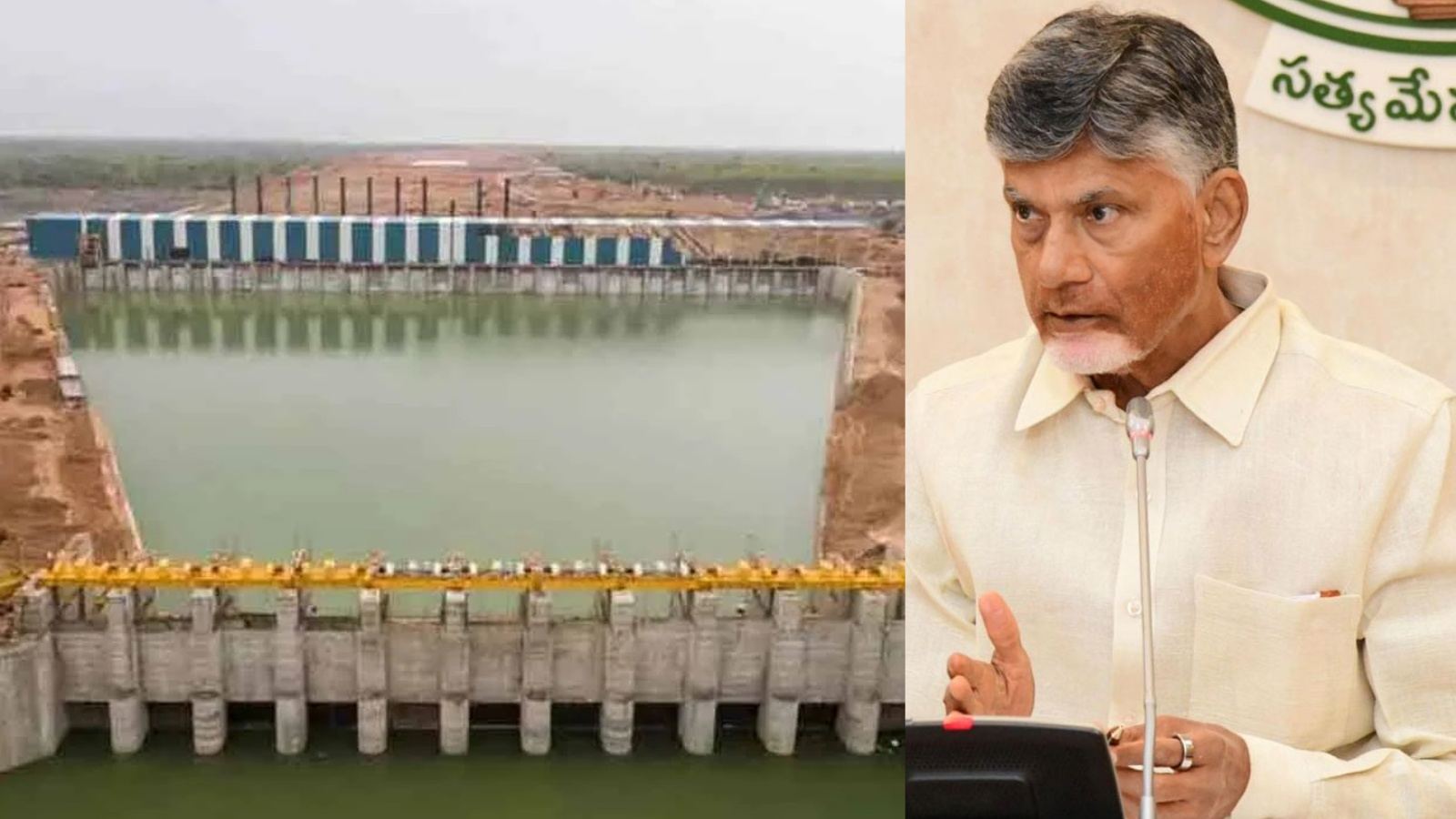 Rayalaseema Lift Irrigation Project site view