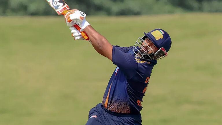 Rishabh Pant Vijay Hazare knock