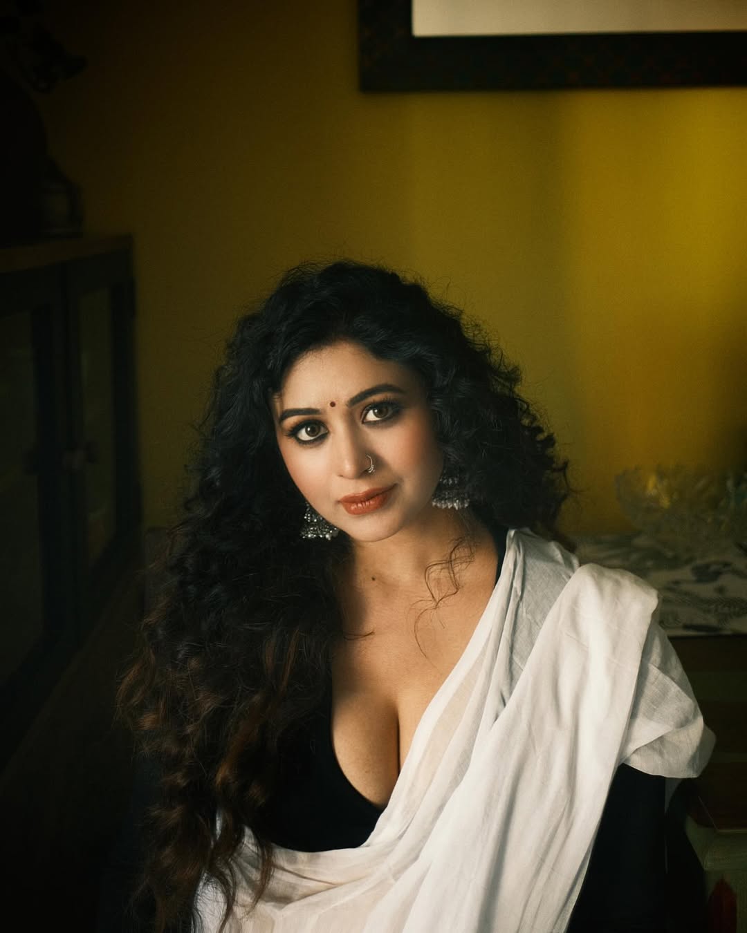 Close Up Of Ritabhari Chakraborty In Black Top