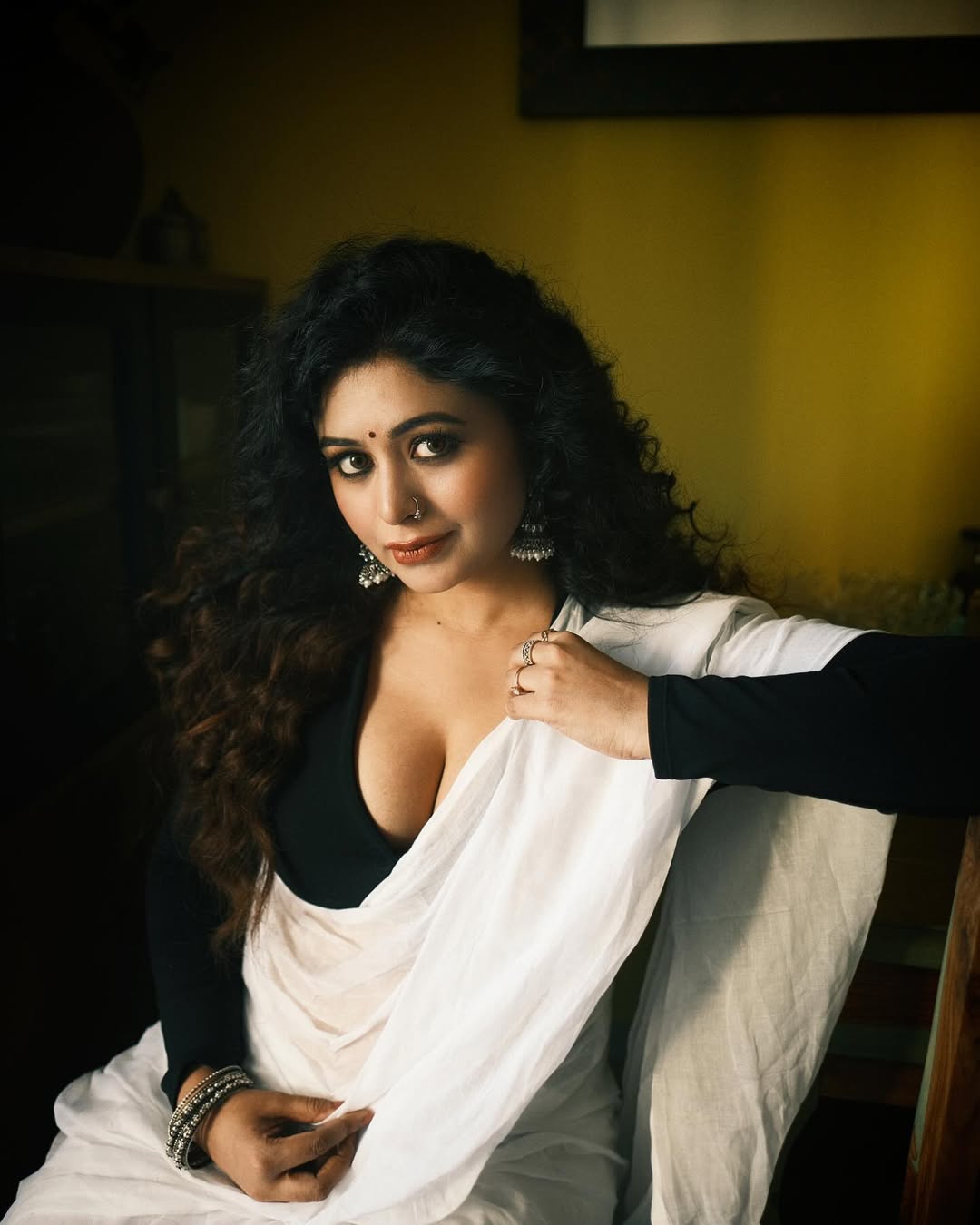 Ritabhari Chakraborty Flaunting Long Dark Curls