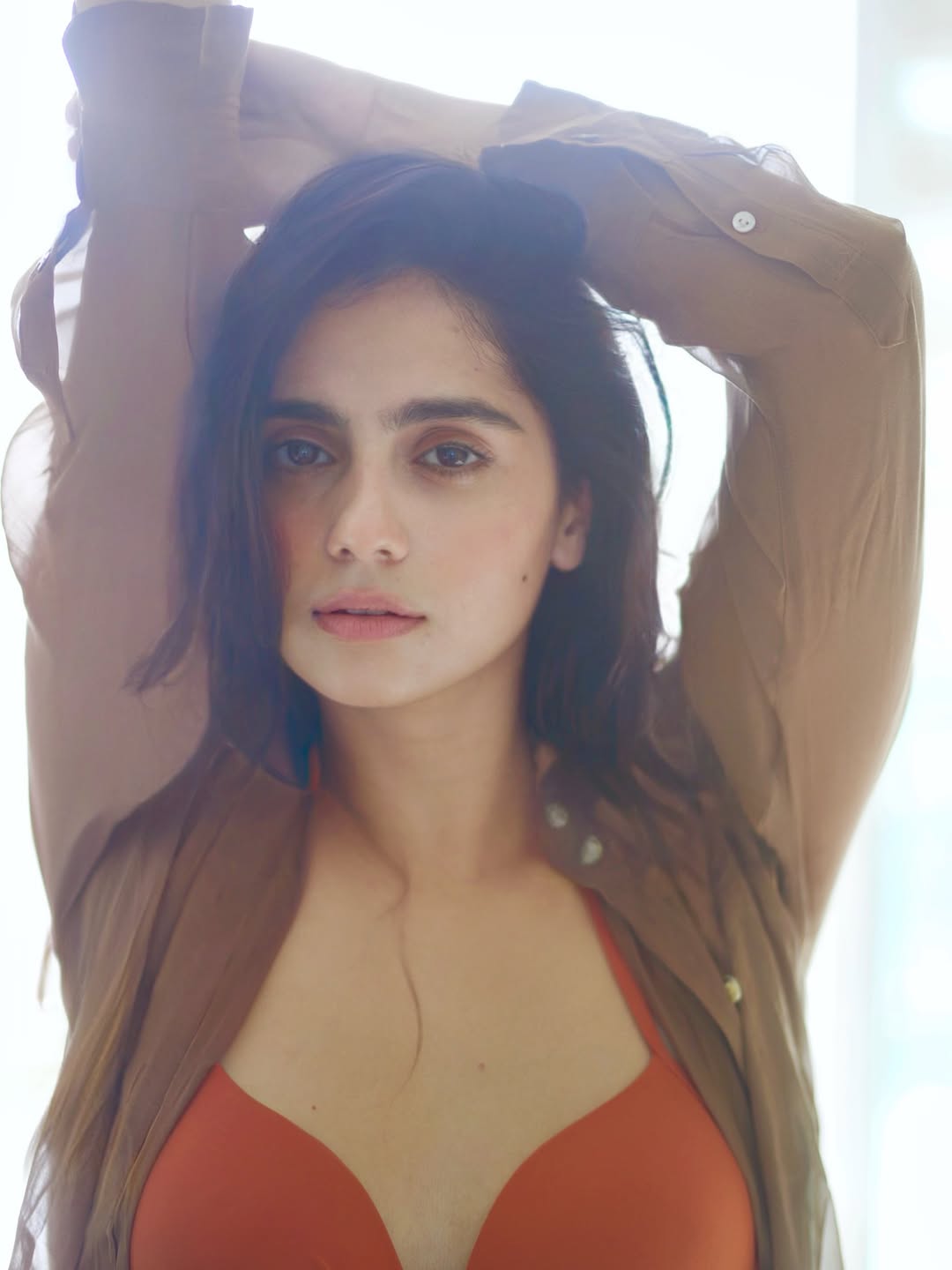 Rose Sardana Trendy Orange Bikini Fashion Vibe!!