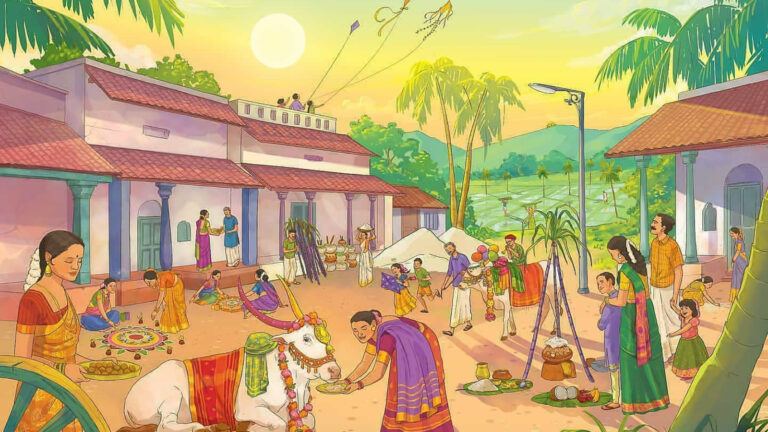 Sankranti celebrations bring life to villages as cities turn silent