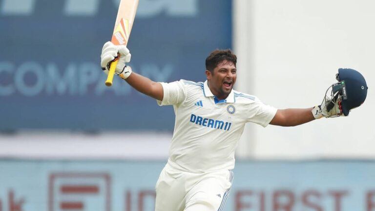 Sarfaraz Khan batting for Mumbai in Ranji