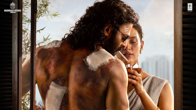 Spirit poster featuring Prabhas and Triptii Dimri