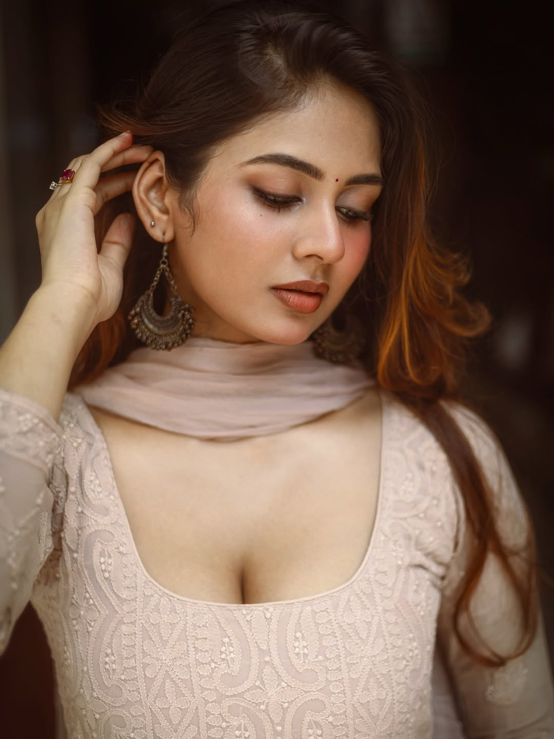 Close Up Of Srushti Bannatti Edgy Expression Oh