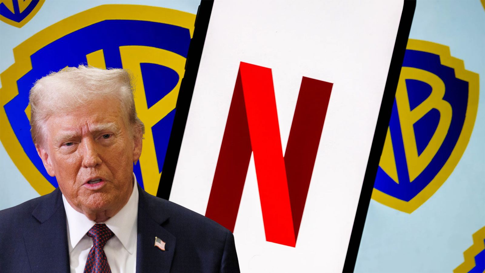 Trump reacts to Netflix WBD merger