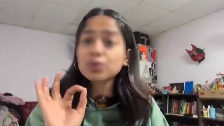 woman crying in viral breakup video