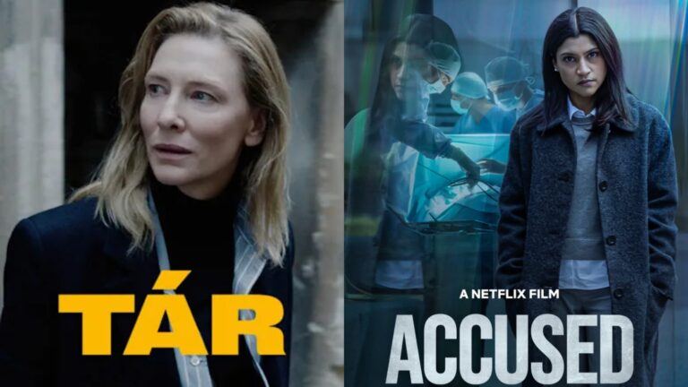 Accused and Tár posters