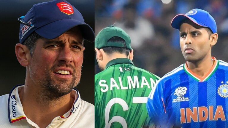 Alastair Cook India Pakistan debate