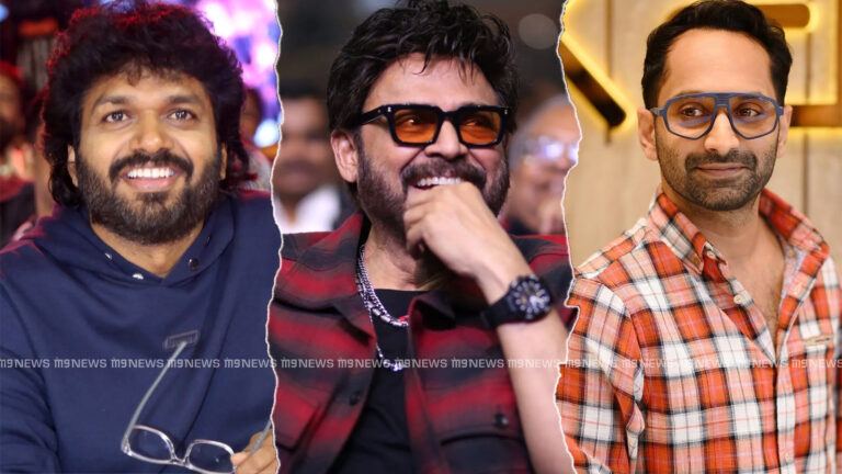 Anil Ravipudi with Venkatesh and Fahadh