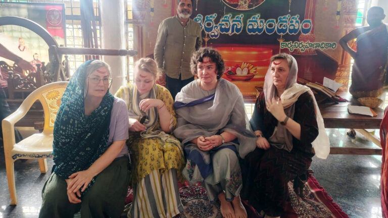 Anna Lezhneva at Bhadrakali temple Warangal