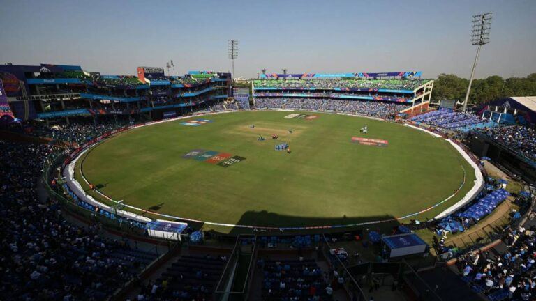 Arun Jaitley Stadium during match