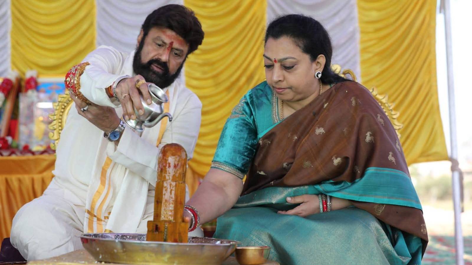 Balakrishna bhoomi puja Hindupur