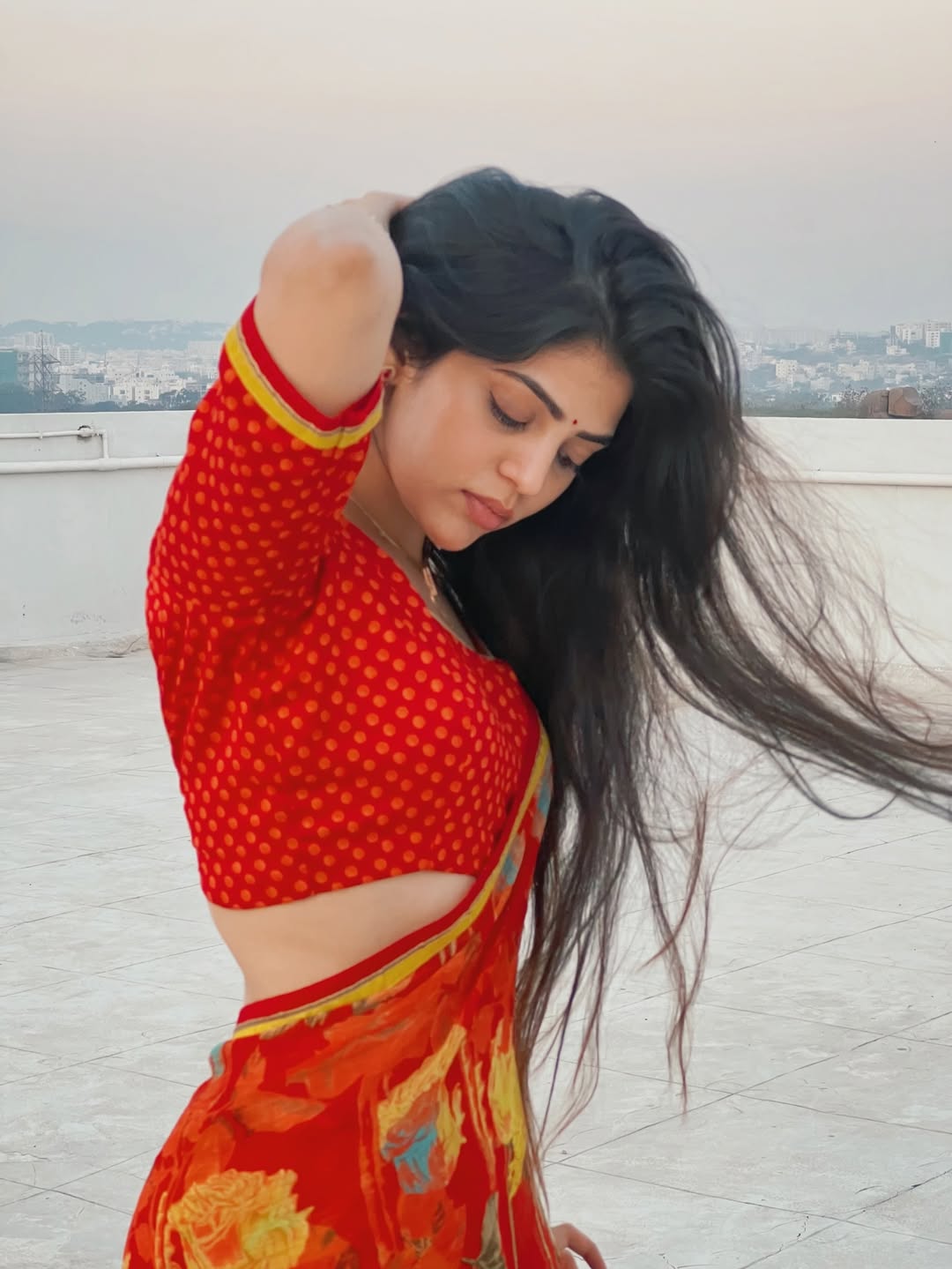 Bandhavi Sridhar Flaunting Grace In Polka Dots