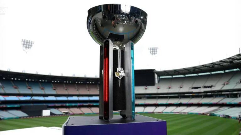 Big Bash League match in stadium