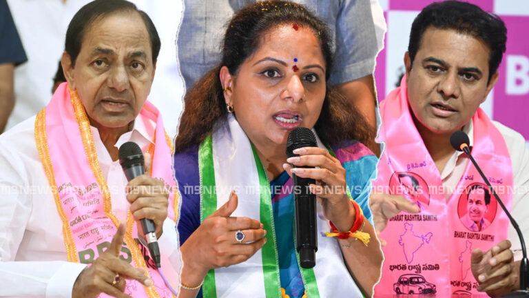 BRS leaders KCR and KTR under political spotlight after Kavitha clean chit
