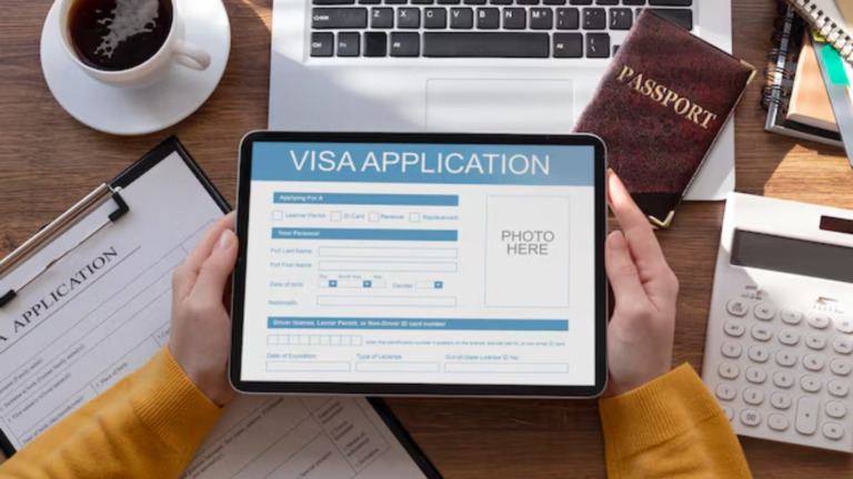 CEAC website showing H-1B refused