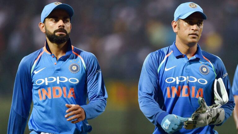 Dhoni and Virat captaincy transition