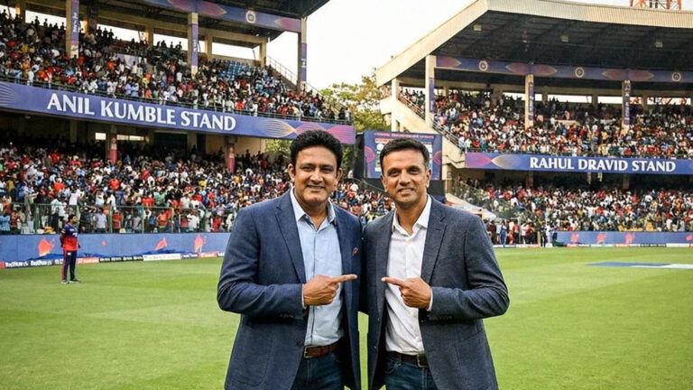 Dravid Kumble stand at Chinnaswamy