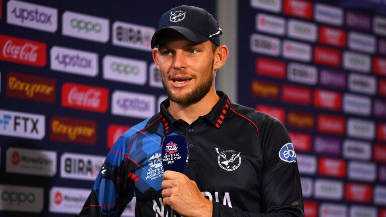 Gerhard Erasmus before India clash