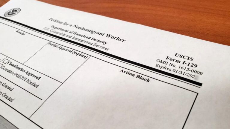 USCIS Form I-129 H-1B update