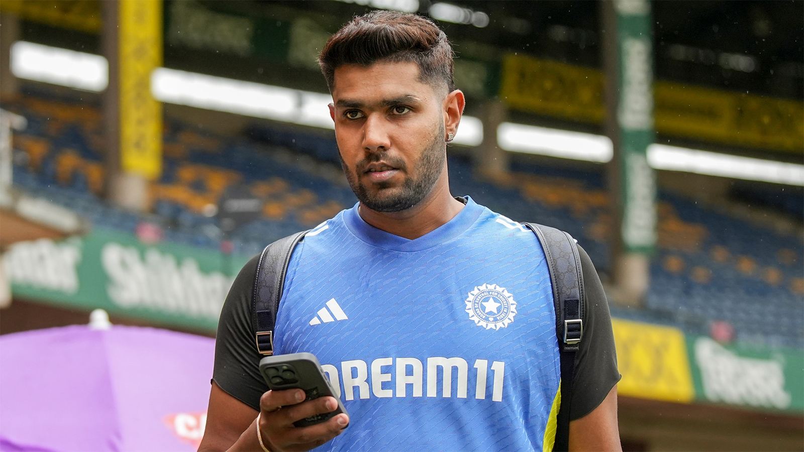 Harshit Rana injury during warm up match