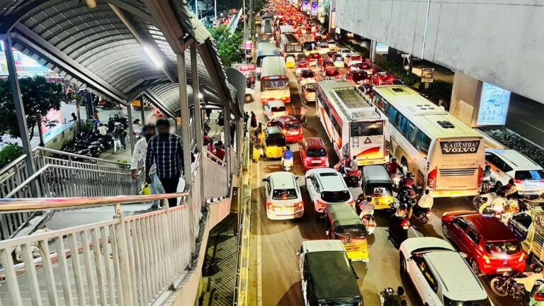 Hyderabad traffic congestion