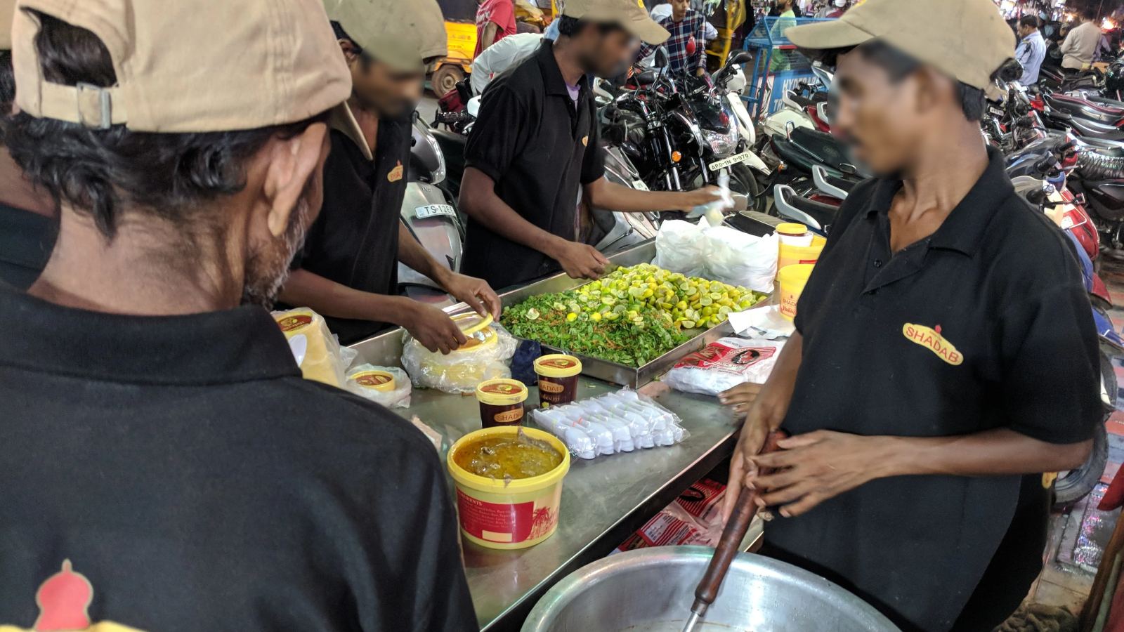 Hyderabadi haleem during Ramzan season