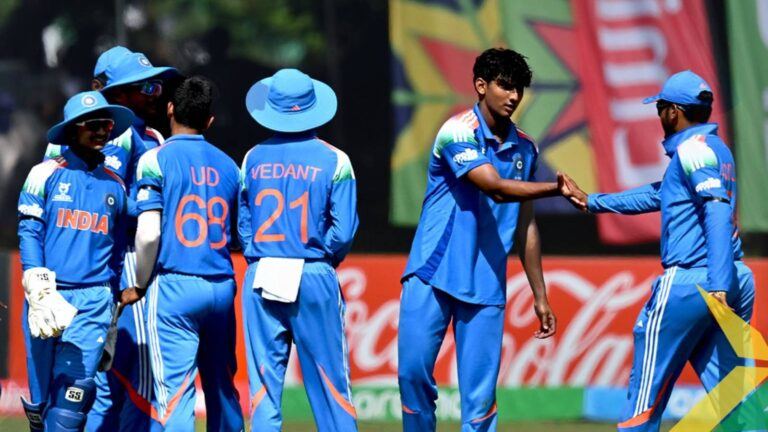 India vs Pakistan U19 match action