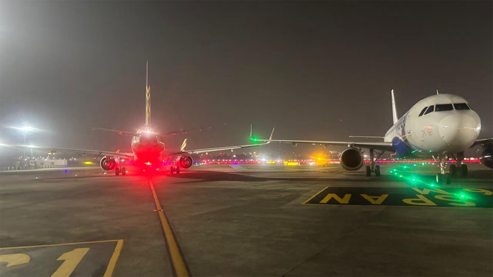 IndiGo Air India aircraft collision Mumbai