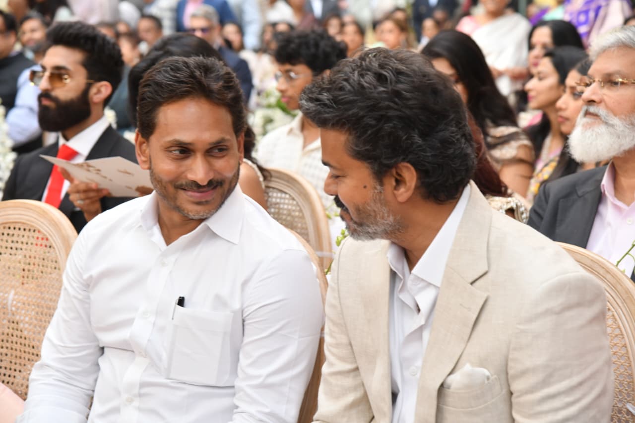 Jagan with Tamil Hero Vijay Photos