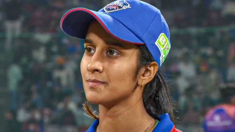 Jemimah Rodrigues celebrating WPL knock