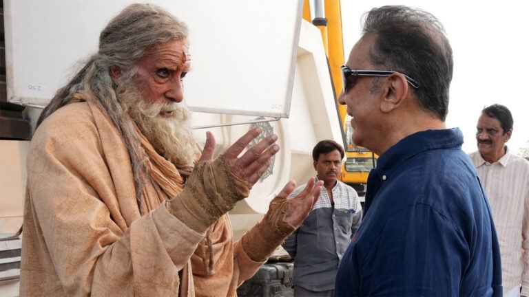 Kamal Haasan on Kalki 2 sets