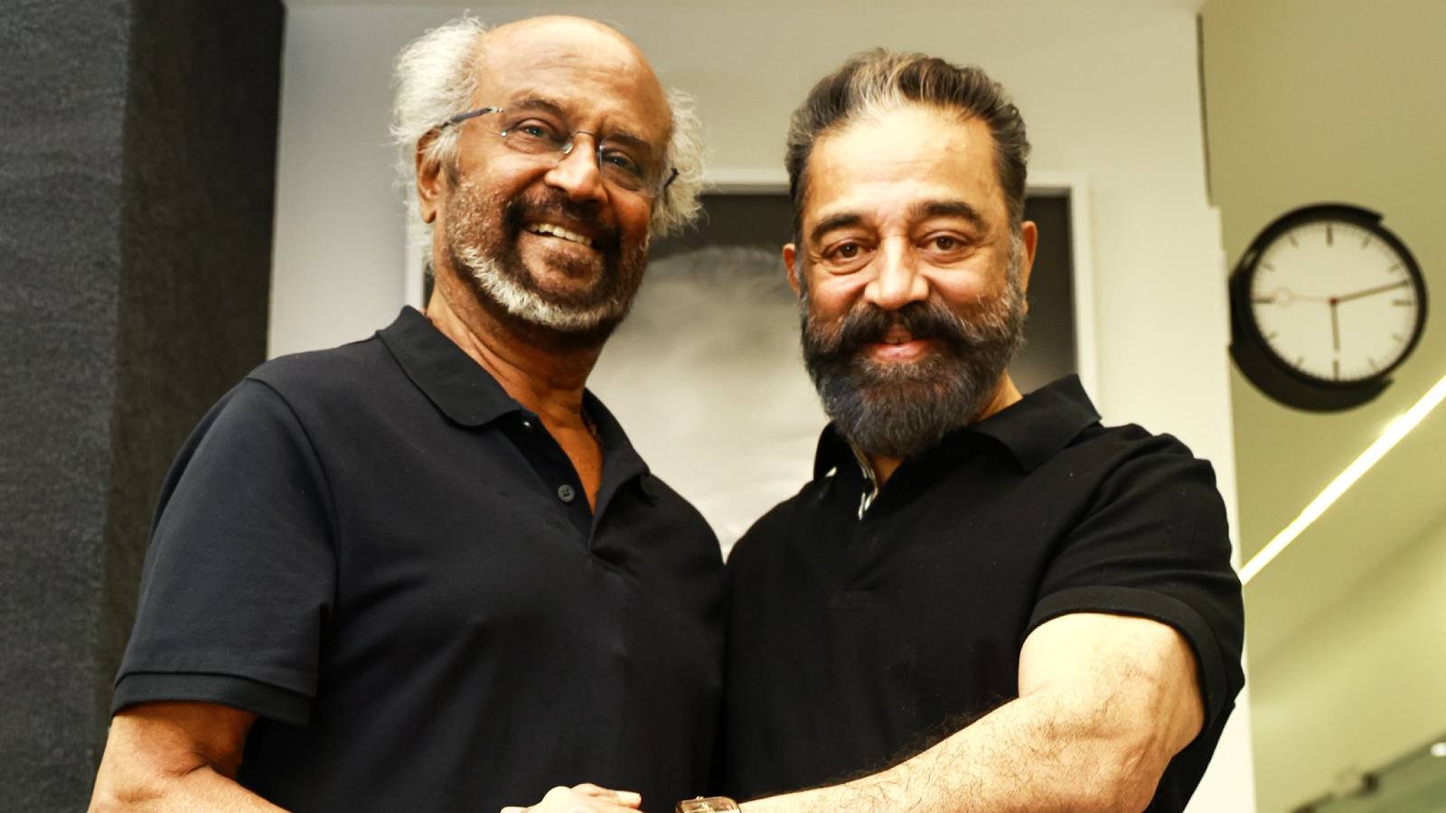 Kamal Haasan Rajinikanth reunion look